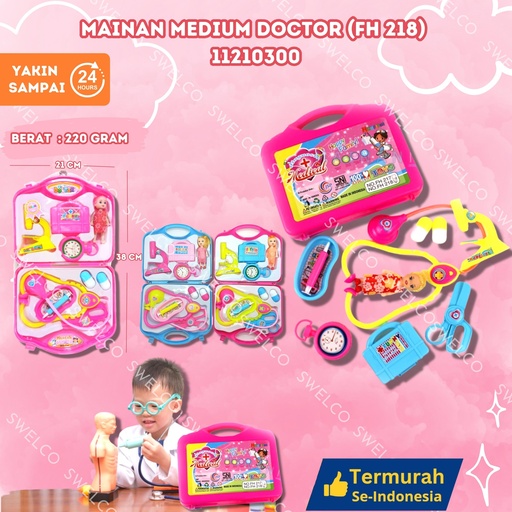 [11210300] (FH 218) MAINAN MEDIUM DOCTOR ISI 64PCS DOKTER BAG DOKTERAN BX64