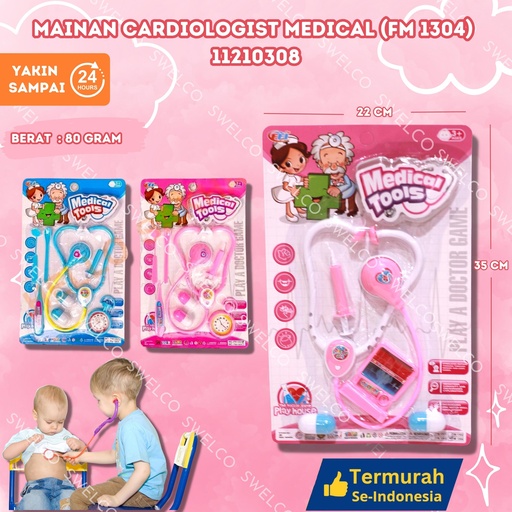 [11210308] (FM 1304) MAINAN CARDIOLOGIST MEDICAL ISI 102PCS DOKTER MIKA TOOL DOKTERAN BX102