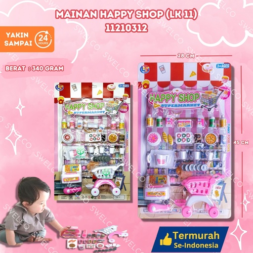 [11210312] (LK 11) MAINAN HAPPY SHOP ISI 28PCS BX28