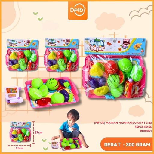 [11210321] (MF 06) MAINAN NAMPAN BUAH KTG ISI 56PCS BX56