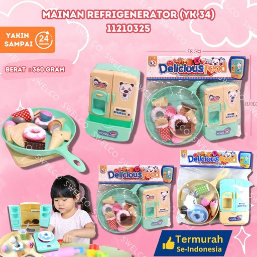 [11210325] (YK 34) MAINAN REFRIGENERATOR ISI 48PCS BX48