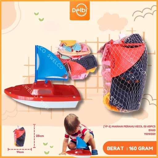 [11210329] (YP 6) MAINAN PERAHU KECIL ISI 60PCS BX60