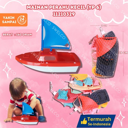 [11210329] (YP 6) MAINAN PERAHU KECIL ISI 60PCS BX60