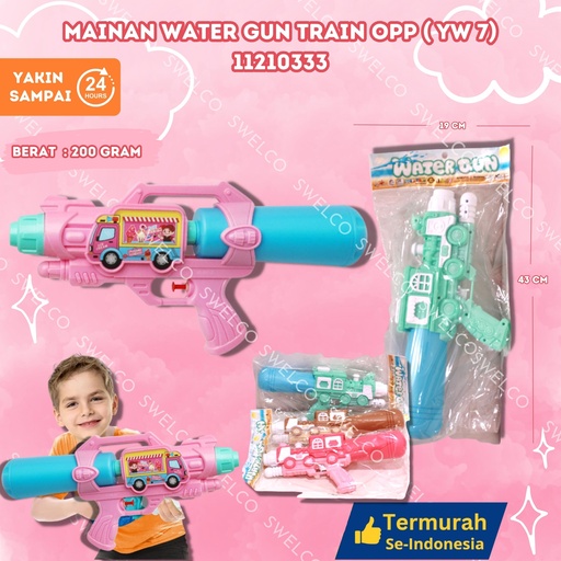 [11210333] (YW 7) MAINAN WATER GUN TRAIN OPP ISI 66PCS TEMBAK AIR PISTOL BX66