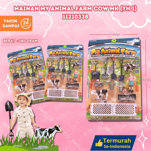 [11210338] (YH 1) MAINAN MY ANIMAL FARM COW MK ISI 36PCS BX36