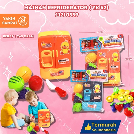[11210339] (YK 52) MAINAN REFRIGERATOR ISI 60PCS BX60