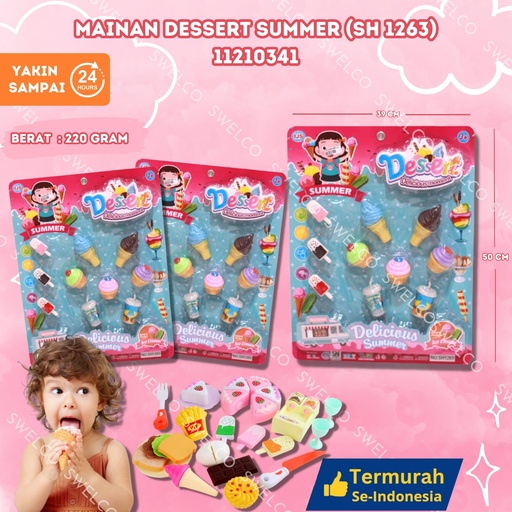 [11210341] (SH 1263) MAINAN DESSERT SUMMER ISI 40PCS BX40