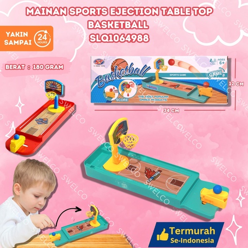 [SLQ1064988] (96PCS) MAINAN SPORTS EJECTION TABLE TOP BASKETBALL YF-232 BX96