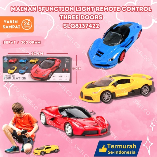[SLQ8137422] (566-3) MAINAN 5FUNCTION LIGHT REMOTE CONTROL THREE DOORS BX60