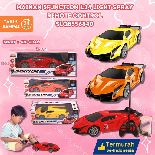 [SLQ8556840] (60PC) MAINAN 5FUNCTION 114 LIGHT SPRAY REMOTE CONTROL XJD575-81 BX60 BX1
