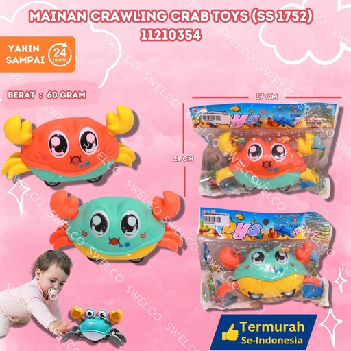 [11210354] (SS 1752) MAINAN CRAWLING CRAB TOYS ISI 216PCS BX216