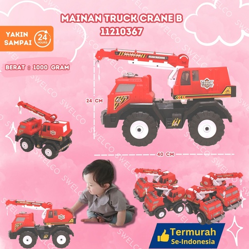 [11210367] (AK 63) MAINAN TRUCK CRANE B ISI 10PCS BX10