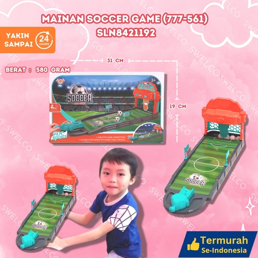 [SLN8421192] (777-561) MAINAN SOCCER GAME 36PCS BX36