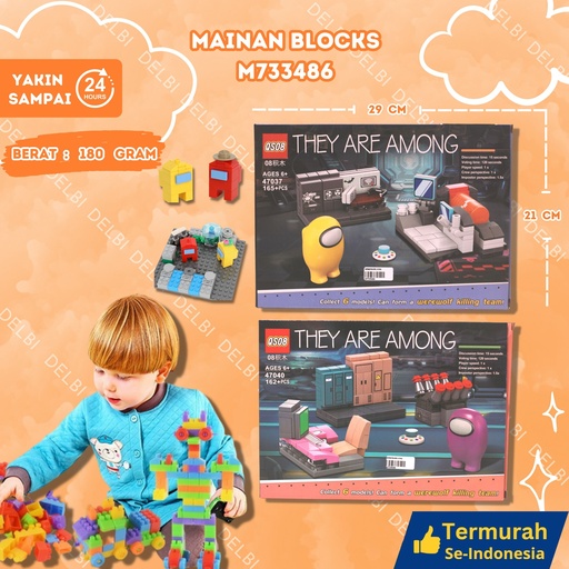 [M733486] (47040) MAINAN BLOCKS 108PCS BX108