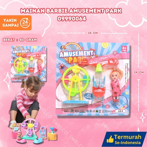 [09990064] (LO 4) MAINAN BARBIE AMUSEMENT PARK