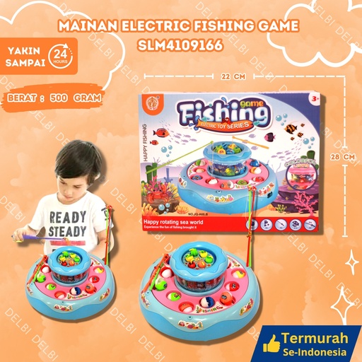 [SLM4109166] (JQ-A68.B) MAINAN ELECTRIC FISHING GAME ISI 108PCS