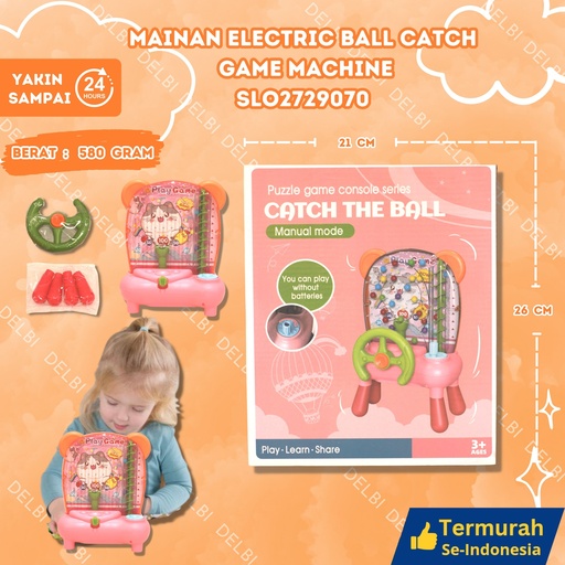 [SLO2729070] (BW016) MAINAN ELECTRIC BALL CATCH GAME MACHINE (BW016)ISI 36PCS BX36