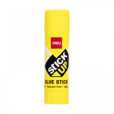 [100019826] EA20310 Glue Stick White 36g PP, PE, Transfer print film 36-month shelf life DELI LEM KERTAS BX12