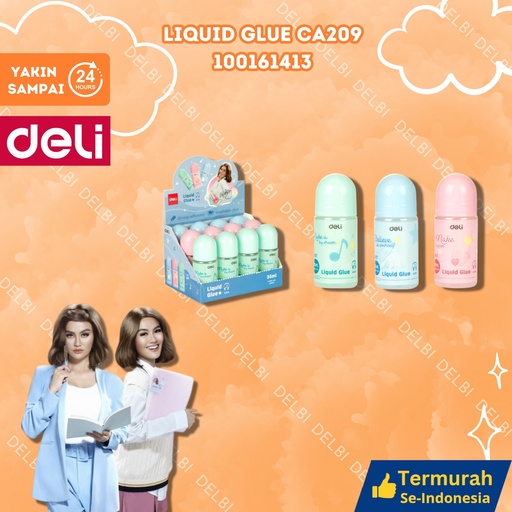 [100161413] CA209 Liquid Glue Asst. 35ml DELI LEM BX648 BX1 BX12