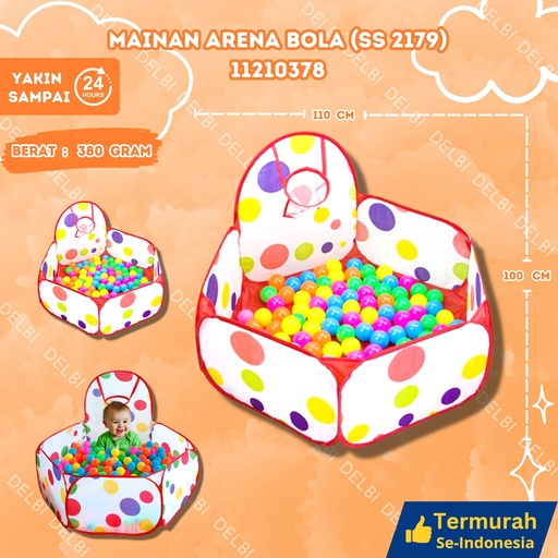 [11210378] (SS 2179) Mainan Arena Bola 40 pcs BX40