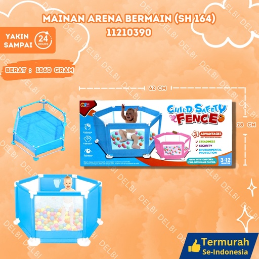 [11210390] (SH 164) Mainan Arena Bermain 14pcs BX14