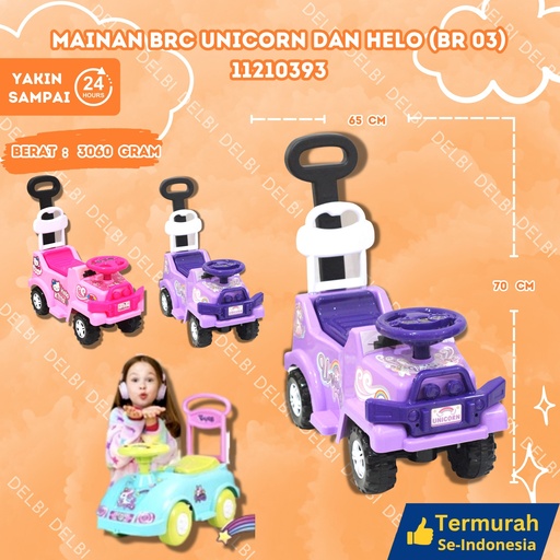 [11210393] (BR 03) MAINAN BRC UNICORN DAN HELO 4PCS BX4