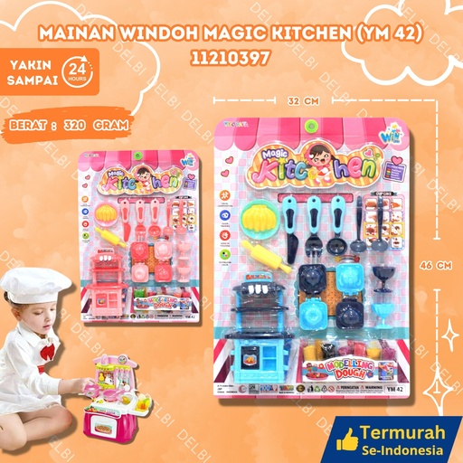 [11210397] (YM 42) MAINAN WINDOH MAGIC KITCHEN 36PCS BX36
