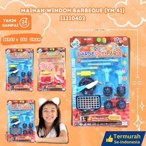 [11210402] (YM 41) MAINAN WINDOH BARBEQUE 32PCS BX32