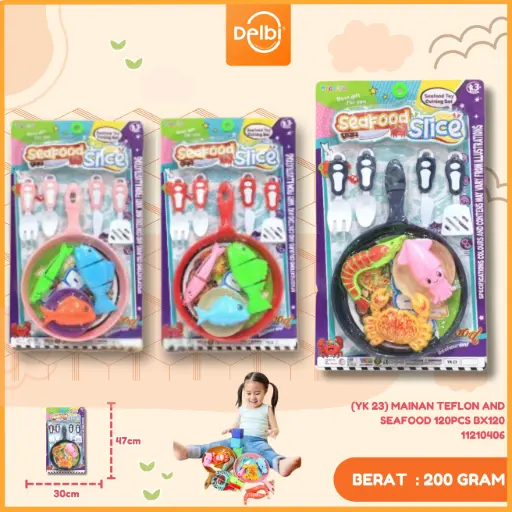 [11210406] (YK 23) MAINAN TEFLON AND SEAFOOD 120PCS BX120