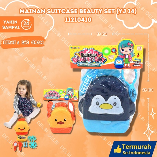 [11210410] (YJ 14) MAINAN SUITCASE BEAUTY SET 88PCS BX88