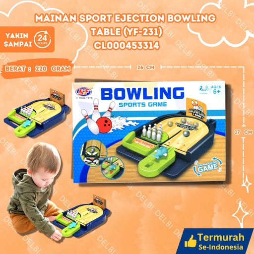 [CL000453314] (YF-231) MAINAN SPORT EJECTION BOWLING TABLE 96PCS BX96