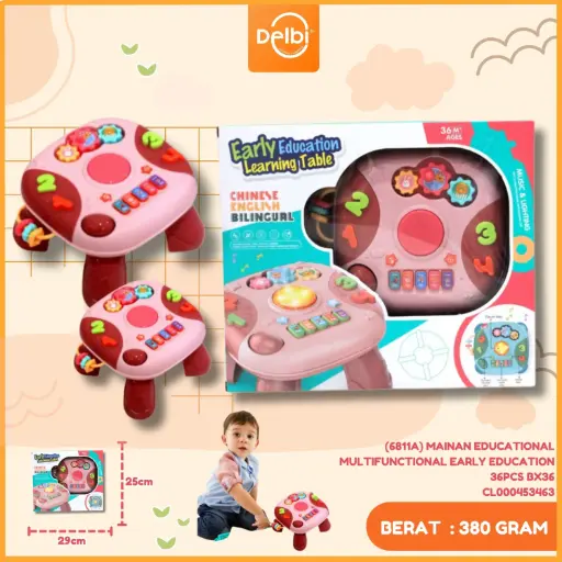 [CL000453463] (6811A) MAINAN EDUCATIONAL MULTIFUNCTIONAL EARLY EDUCATION 36PCS BX36