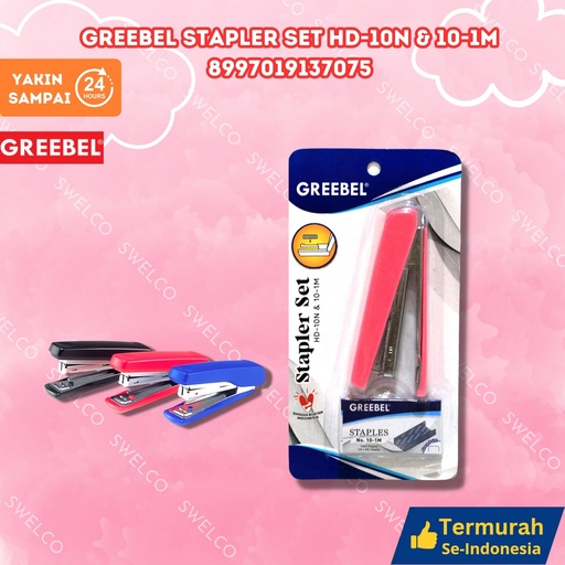[8997019137075] GREEBEL STAPLER SET HD-10N n 10-1M HEKTER