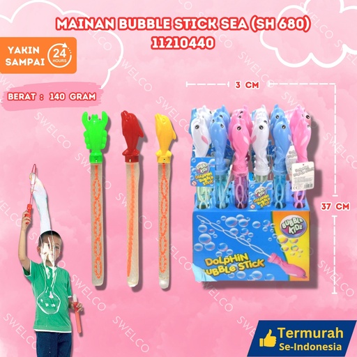 [11210440] (SH 680) MAINAN BUBBLE STICK SEA 144PCS BX144