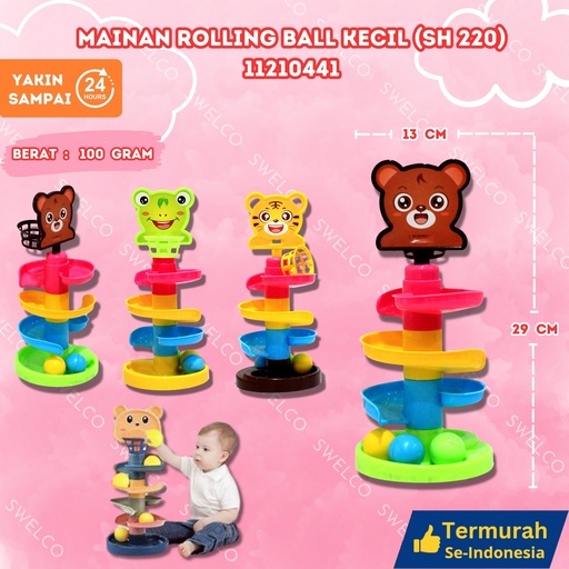[11210441] (SH 220) MAINAN ROLLING BALL KECIL 80PCS BOLA BAYI BABY ARENA BX80