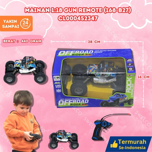 [CL000452347] (168-B27) MAINAN 118 GUN REMOTE 60PCS BX60 BX1