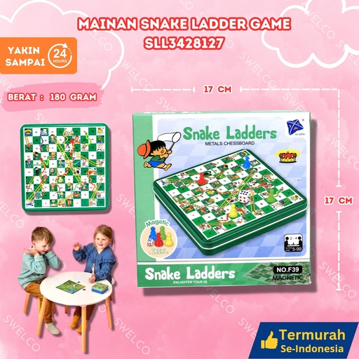 [SLL3428127] (F39) MAINAN SNAKE LADDER GAME 144PCS BX144