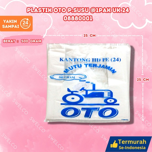 [08880001] PLASTIK OTO P.SUSU (1PAK UK 24