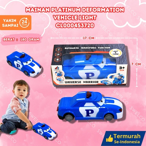 [CL000453720] (826) MAINAN PLATINUM DEFORMATION VEHICLE LIGHT , IC (0826) 144PCS BX144