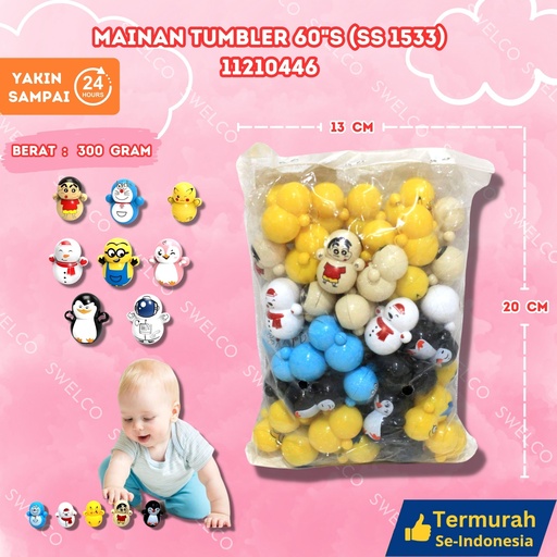 [11210446] (SS 1533) MAINAN TUMBLER 60"S 80PCS BX80
