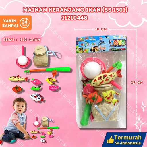 [11210448] (SS 1501) MAINAN KERANJANG IKAN 72PCS BX72