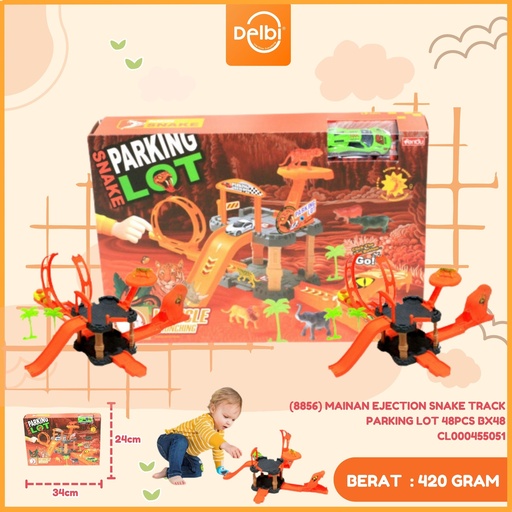 [CL000455051] (8856) MAINAN EJECTION SNAKE TRACK PARKING LOT 48PCS BX48