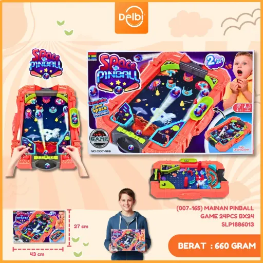 [SLP1886013] (007-165) MAINAN PINBALL GAME 24PCS BX24