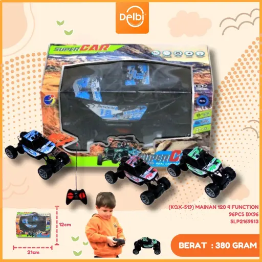 [SLP2169513] (KQX-519) MAINAN 120 4 FUNCTION 96PCS BX96