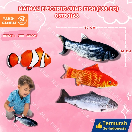 [03780168] (188-EC) MAINAN ELECTRIC JUMP FISH 120PCS BX120
