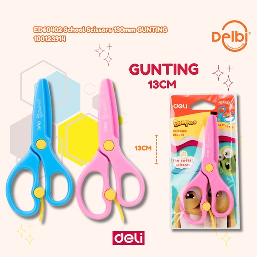 [100123914] ED60402 School Scissors 130mm GUNTING