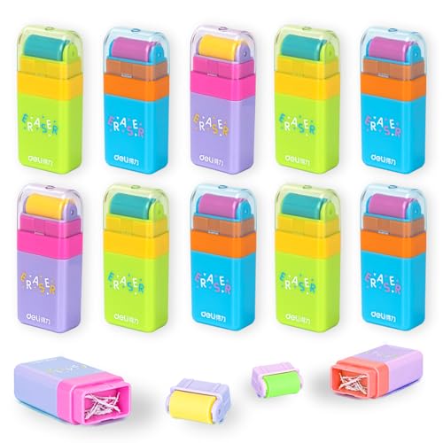 [100137059] DELI 71122 Eraser ASST. 60x30x15mm PVC PENGHAPUS BX12 BX576