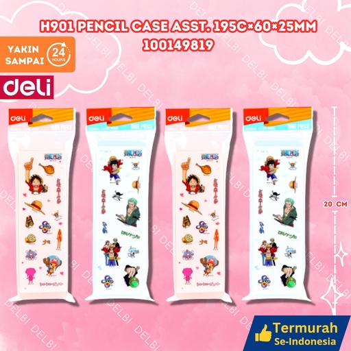 [100149819] H901 Pencil Case ASST. 195cx60x25mm DELI KOTAK PENSIL TEMPAT BX48