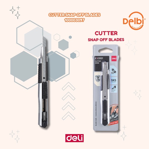 [100003097] DELI E2056 CUTTER SNAP OFF BLADES PISAU BX12 BX192