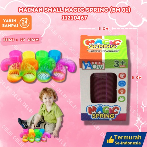 [11210467] (BM 01) MAINAN SMALL MAGIC SPRING 560PCS KECIL DUS JALA BX560